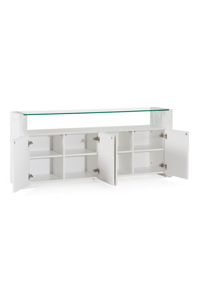 White Fiberglass Sideboard | OROA Modern Ashley | Oroatrade.com