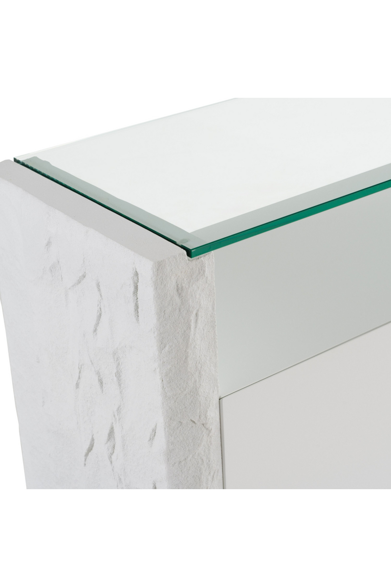 White Fiberglass Sideboard | OROA Modern Ashley | Oroatrade.com