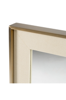 Beige Shagreen Mirror | OROA Modern Cartier | Oroatrade.com