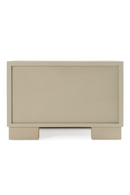 Beige Shagreen 2-Drawer Nightstand | OROA Modern Cartier | Oroatrade.com