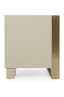 Beige Shagreen 2-Drawer Nightstand | OROA Modern Cartier | Oroatrade.com