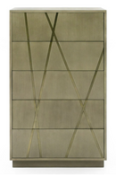 Birch Veneer 5-Drawer Chest | OROA Modern Nixa | Oroatrade.com