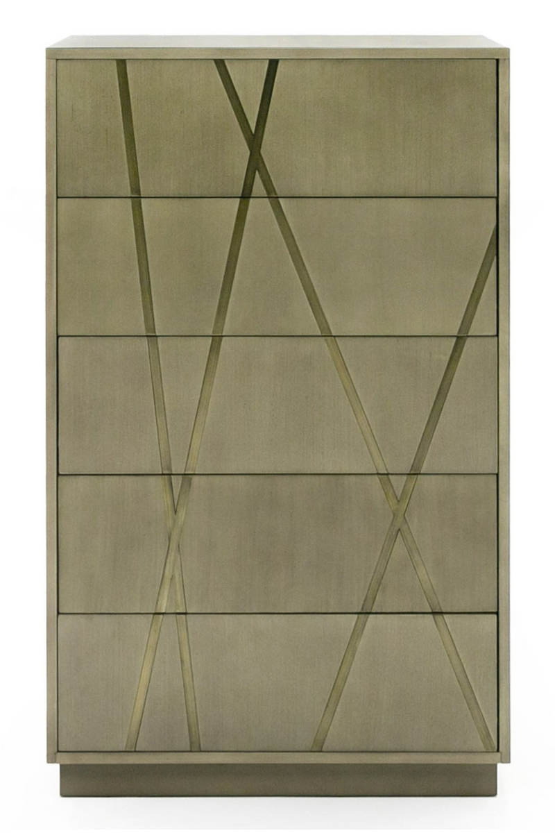 Birch Veneer 5-Drawer Chest | OROA Modern Nixa | Oroatrade.com