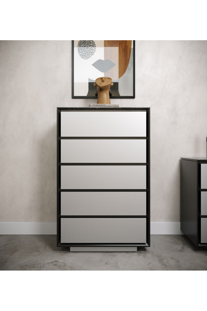 5-Drawer Aluminum Chest | OROA Modern Concord | Oroatrade.com