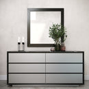 6-Drawer Aluminum Dresser | OROA Modern Concord