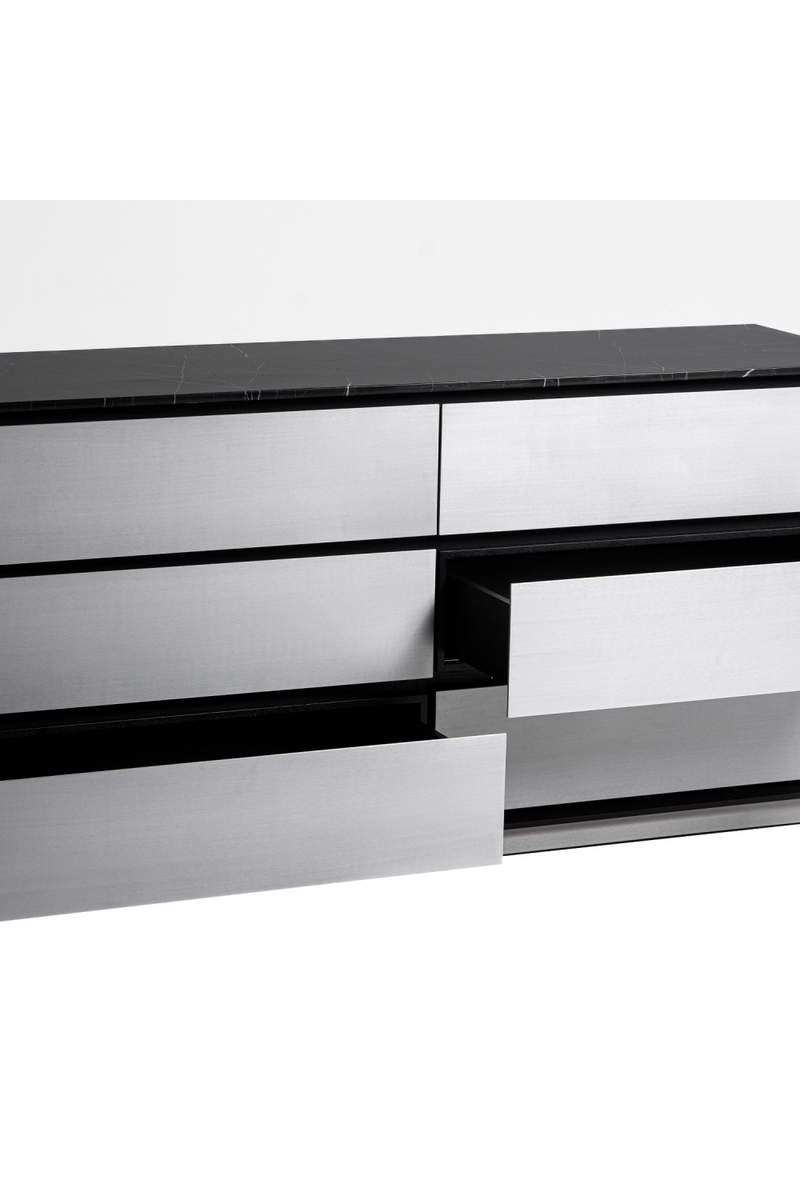 6-Drawer Aluminum Dresser | OROA Modern Concord | Oroatrade.com