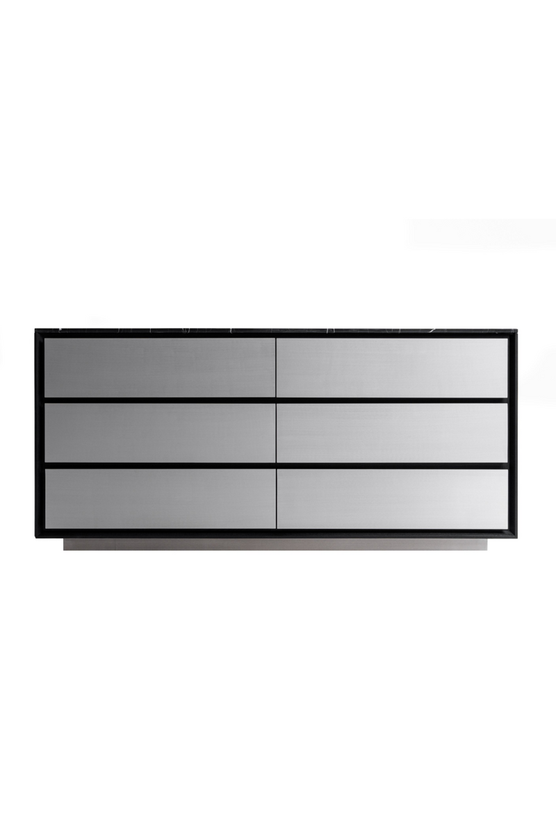 6-Drawer Aluminum Dresser | OROA Modern Concord | Oroatrade.com