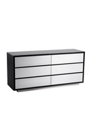 6-Drawer Aluminum Dresser | OROA Modern Concord | Oroatrade.com