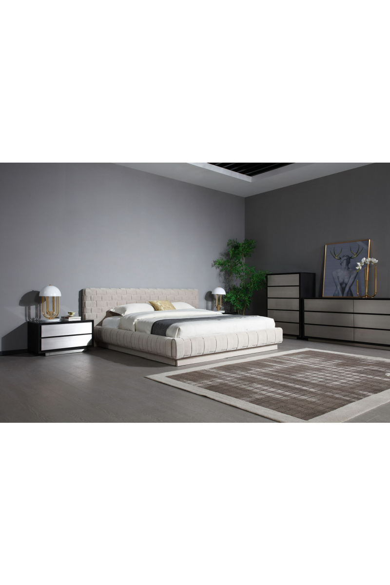 6-Drawer Aluminum Dresser | OROA Modern Concord | Oroatrade.com