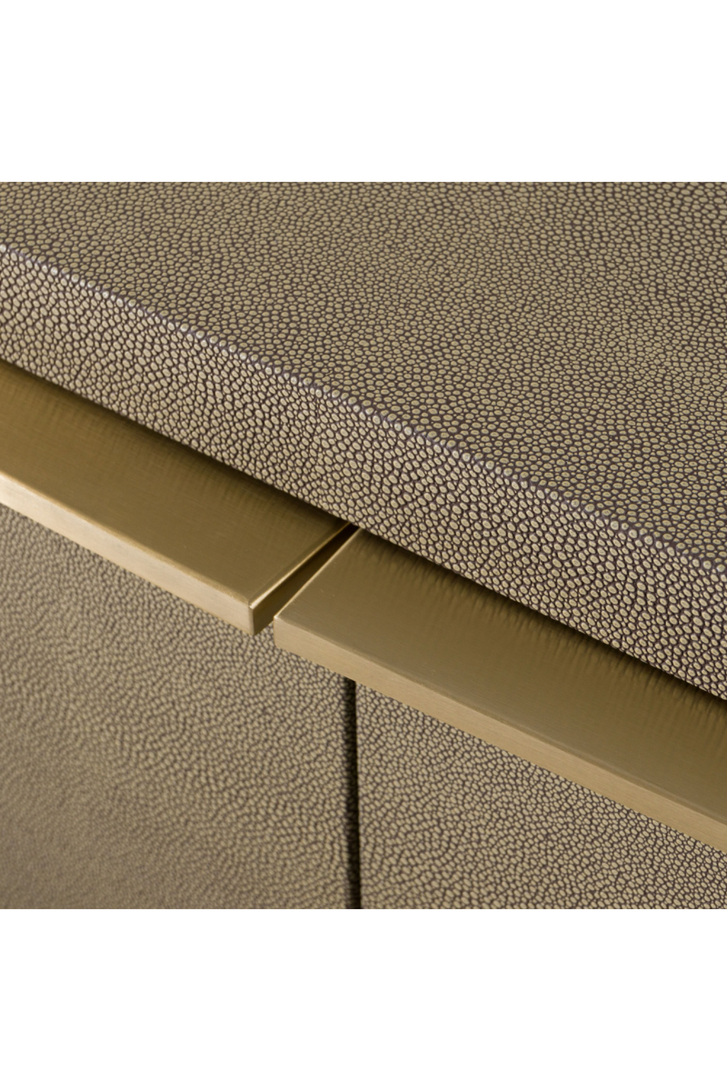 Beige Shagreen 6-Drawer Dresser | OROA Modern Lois | Oroatrade.com