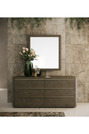 Beige Shagreen 6-Drawer Dresser | OROA Modern Lois | Oroatrade.com