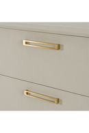 Beige Leatherette 4-Drawer Chest | OROA Modern Florence | Oroatrade.com