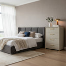 Beige Vegan 4-Drawer Chest | OROA Modern Florence | Oroatrade.com