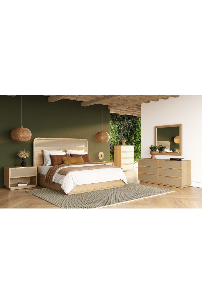 4-Drawer Rattan Chest | OROA Modern Gavin | Oroatrade.com