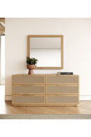 6-Drawer Rattan Dresser | OROA Modern Gavin | Oroatrade.com