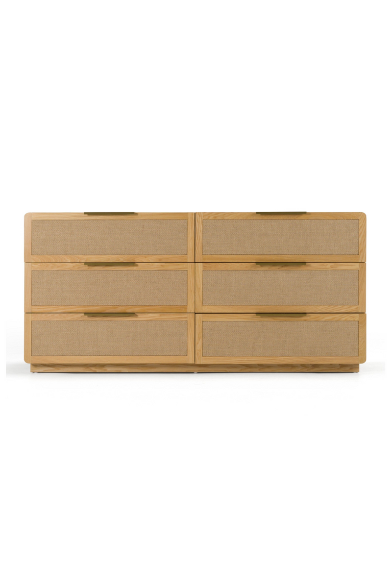 6-Drawer Rattan Dresser | OROA Modern Gavin | Oroatrade.com