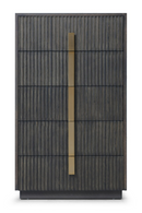 Distressed Black 5-Drawer Chest | OROA Modern Hortman | Oroatrade.com