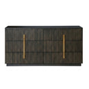 Distressed Black 6-Drawer Dresser | OROA Modern Hortman