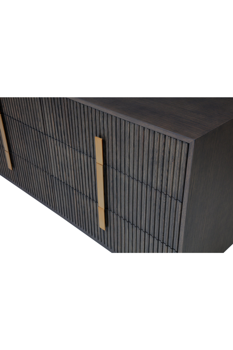 Distressed Black 6-Drawer Dresser | OROA Modern Hortman | Oroatrade.com