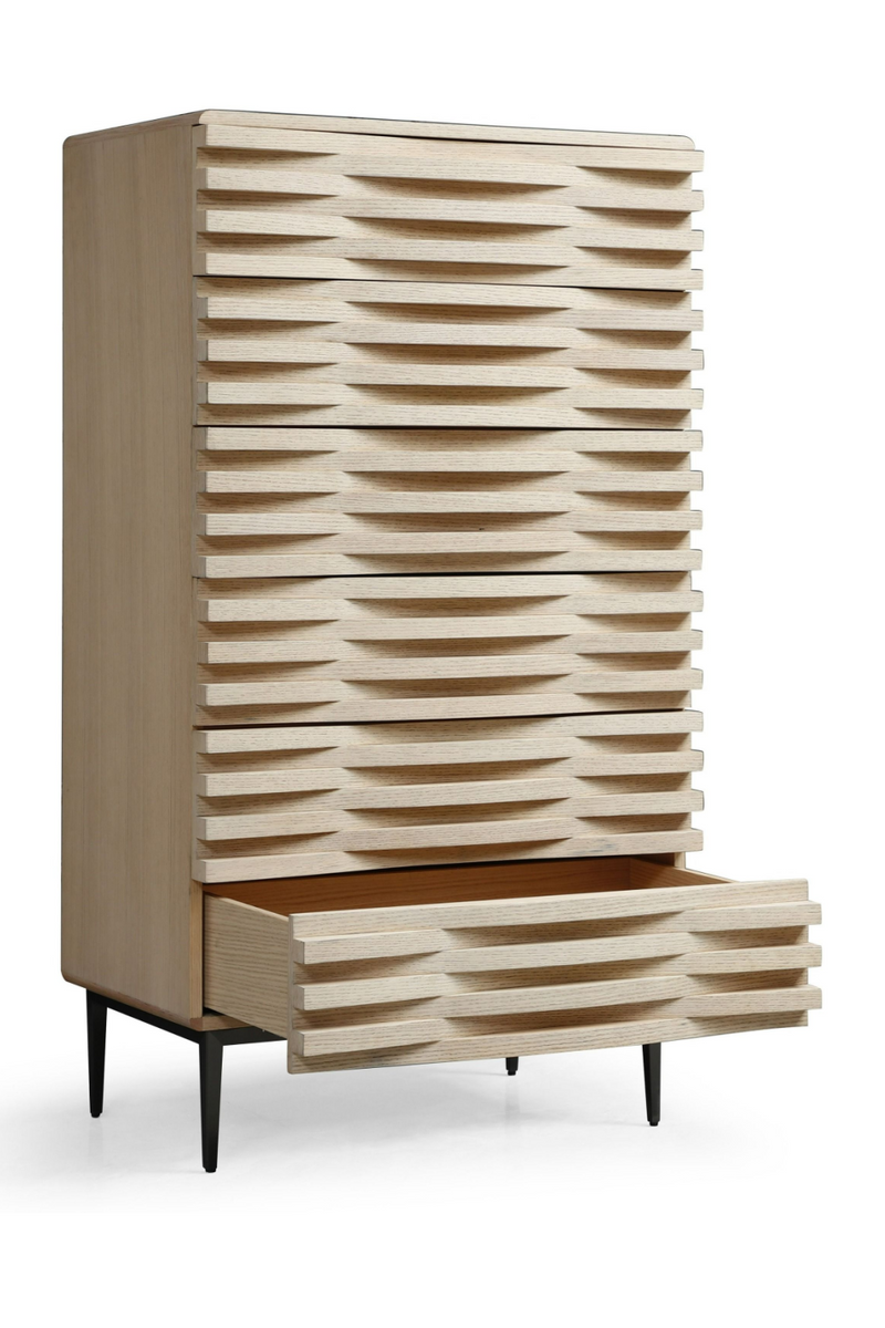 Natural Oak 5-Drawer Chest | OROA Modern Larkspur | Oroatrade.com