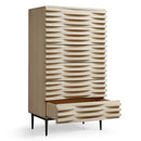 Natural Oak 5-Drawer Chest | OROA Modern Larkspur | Oroatrade.com