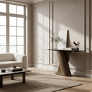Travertine Bronze Console Table | OROA Modern Kiefer