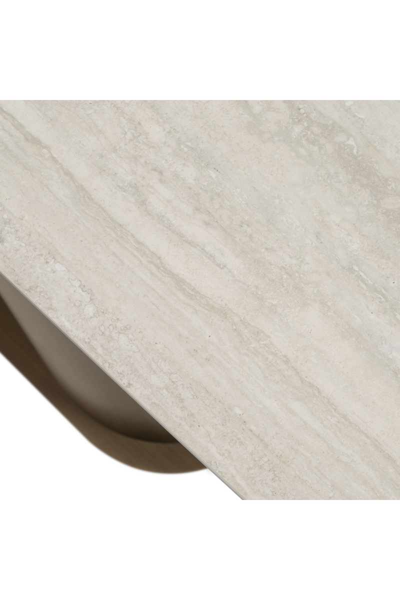 Travertine Bronze Console Table | OROA Modern Kiefer | Oroatrade.com