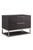 2-Drawer Wooden Nightstand | OROA Modern Helenora | Oroatrade.com