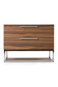 2-Drawer Wooden Nightstand | OROA Modern Helenora | Oroatrade.com