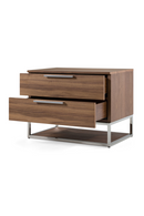 2-Drawer Wooden Nightstand | OROA Modern Helenora | Oroatrade.com
