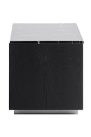 2-Drawer Aluminum Nightstand | OROA Modern Concord | Oroatrade.com