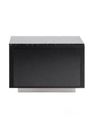 2-Drawer Aluminum Nightstand | OROA Modern Concord | Oroatrade.com