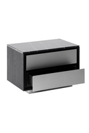 2-Drawer Aluminum Nightstand | OROA Modern Concord | Oroatrade.com
