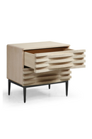 Natural Oak 2-Drawer Nightstand | OROA Modern Larkspur | Oroatrade.com