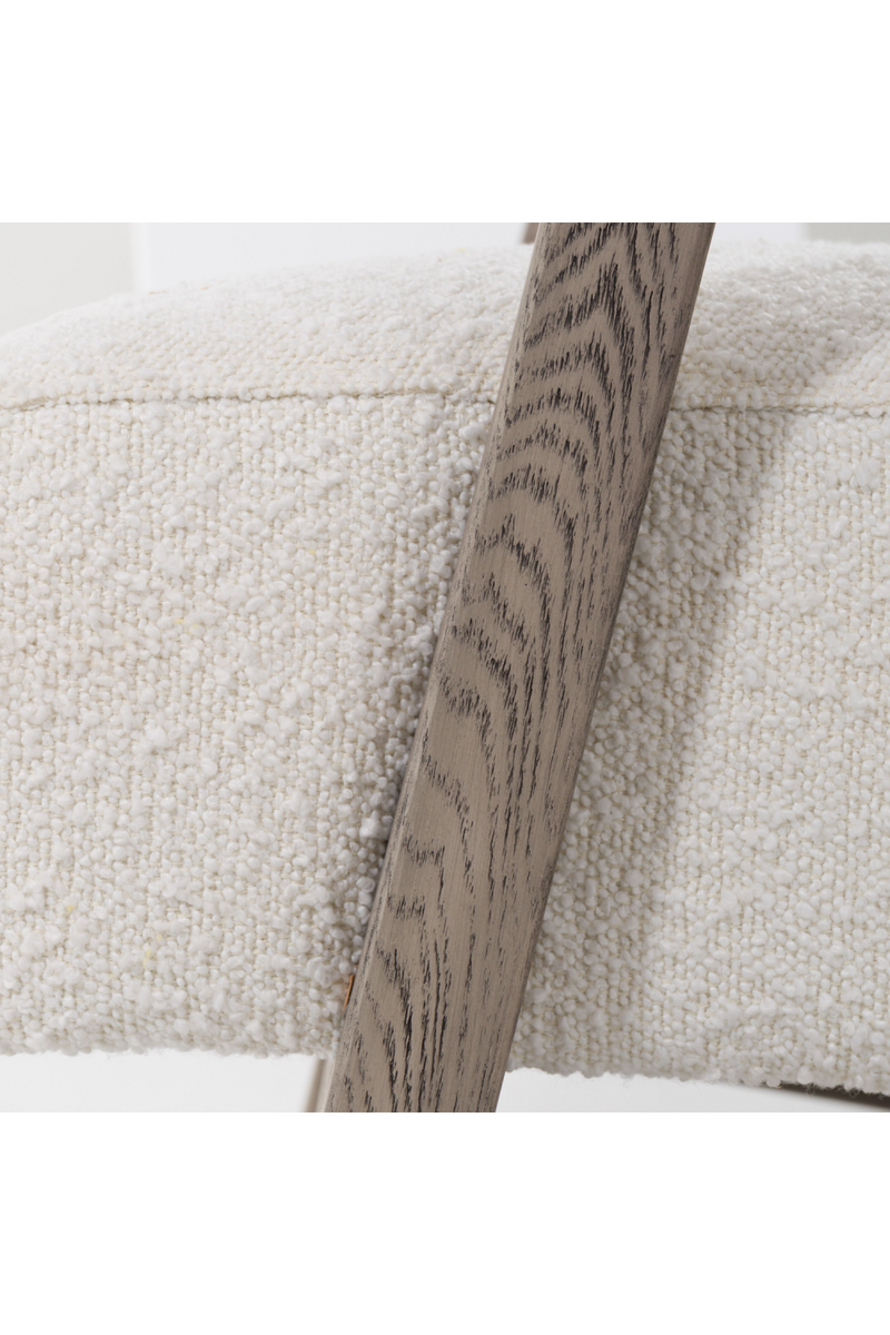 Gray Wood Framed Accent Chair | OROA Modern Wilber | Oroatrade.com