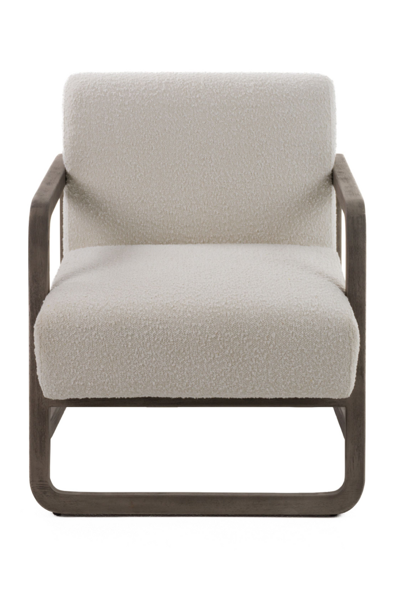 Gray Wood Framed Accent Chair | OROA Modern Wilber | Oroatrade.com