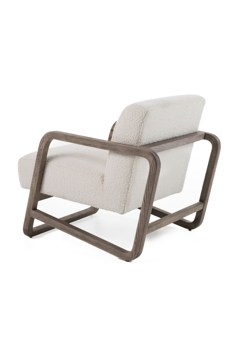 Gray Wood Framed Accent Chair | OROA Modern Wilber | Oroatrade.com