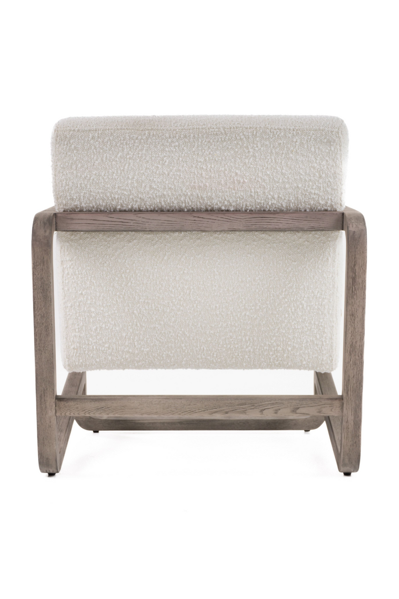 Gray Wood Framed Accent Chair | OROA Modern Wilber | Oroatrade.com