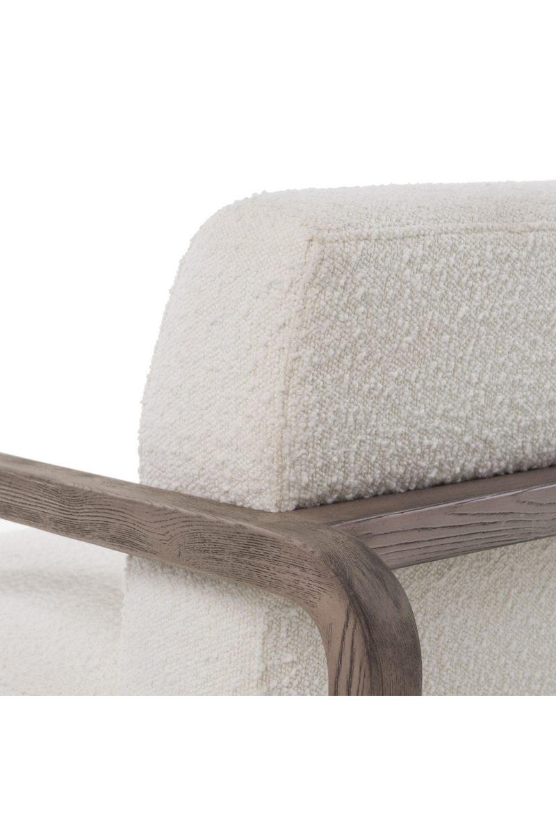 Gray Wood Framed Accent Chair | OROA Modern Wilber | Oroatrade.com