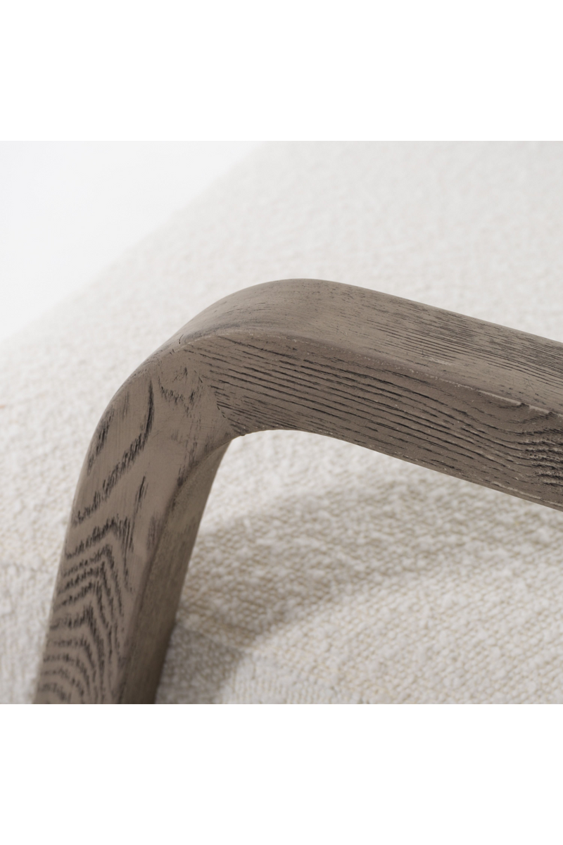 Gray Wood Framed Accent Chair | OROA Modern Wilber | Oroatrade.com