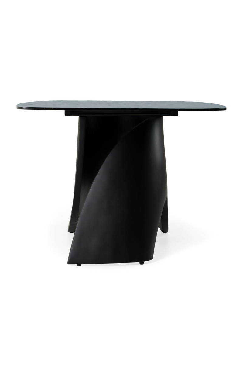 Gray Wave Glass Dining Table | OROA Modern Neptune | Oroatrade.com