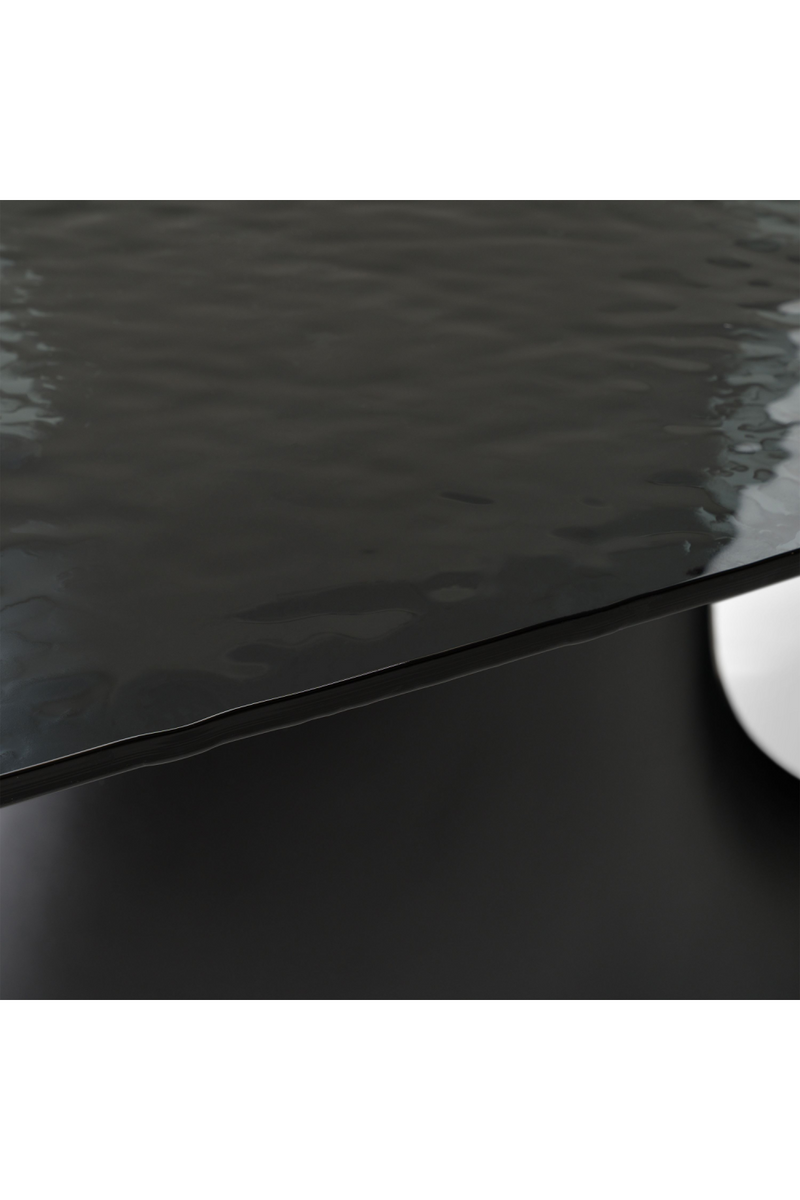 Gray Wave Glass Dining Table | OROA Modern Neptune | Oroatrade.com