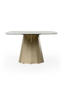 Angled Base Ceramic Dining Table | OROA Modern Vela | Oroatrade.com