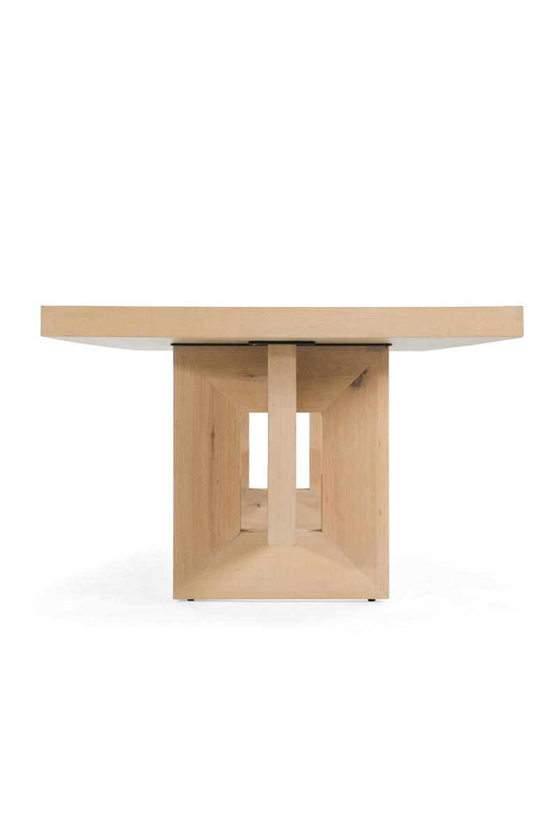 Natural White Oak Dining Table | OROA Modern Mineloa | Oroatrade.com