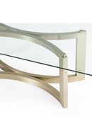 Brushed Brass Base Dining Table | OROA Modern Mingus