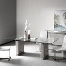 Tempered Glass Dining Table | OROA Modern T2397