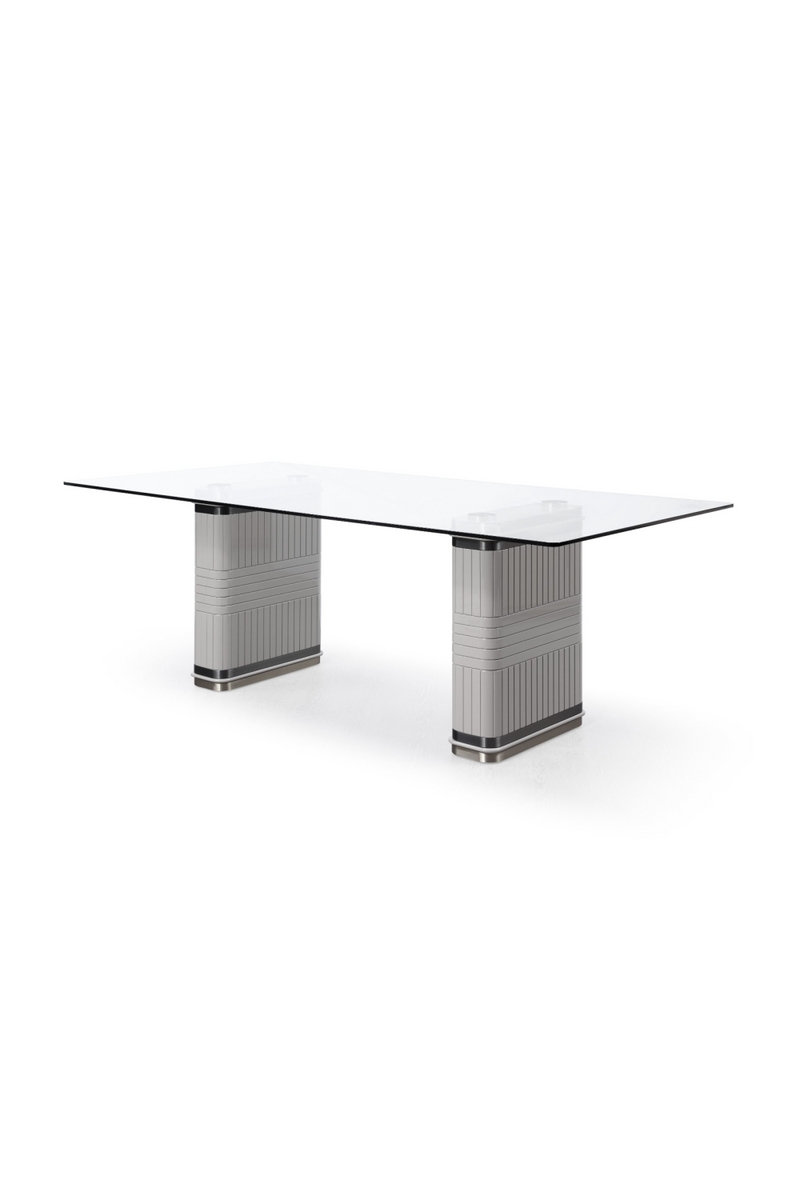 Tempered Glass Dining Table | OROA Modern T2397 | Oroatrade.com