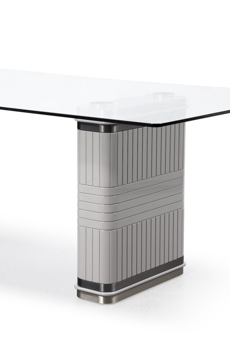 Tempered Glass Dining Table | OROA Modern T2397 | Oroatrade.com