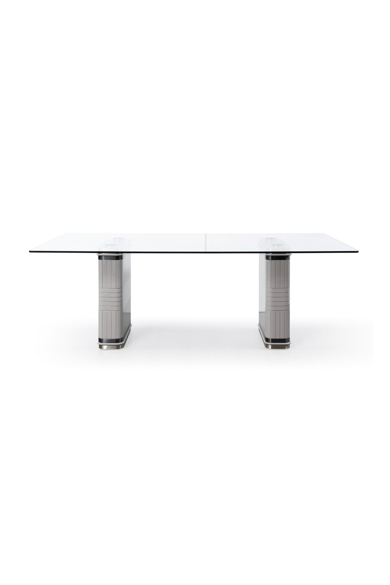 Tempered Glass Dining Table | OROA Modern T2397 | Oroatrade.com