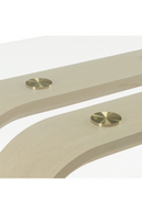 Oak Base Glass Dining Table | OROA Modern Florence | Oroatrade.com